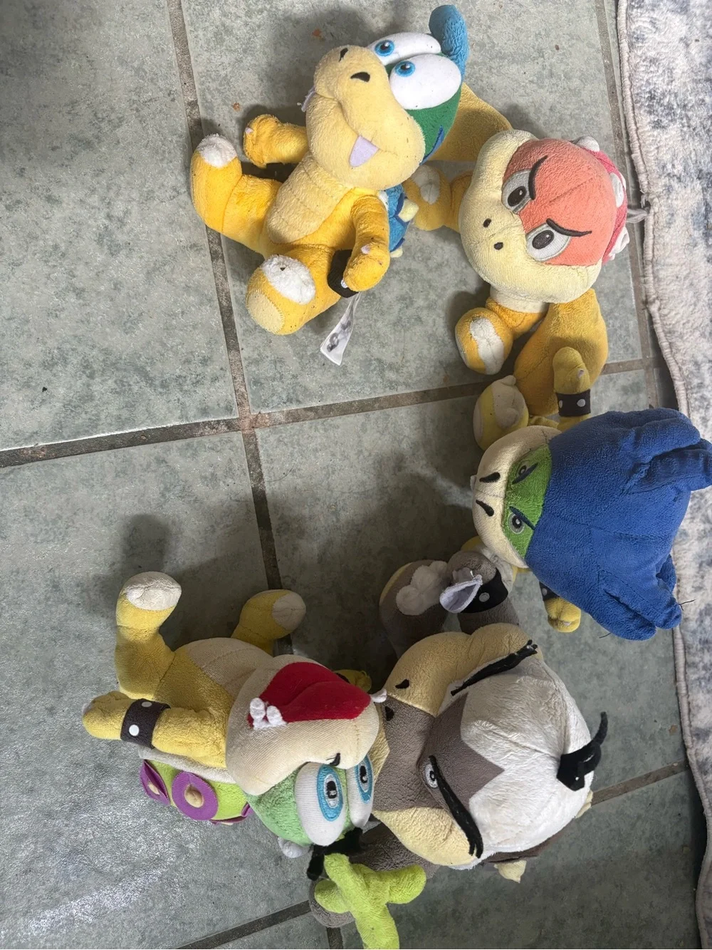 7xSuper Mario Bros Koopalings plushies preloved